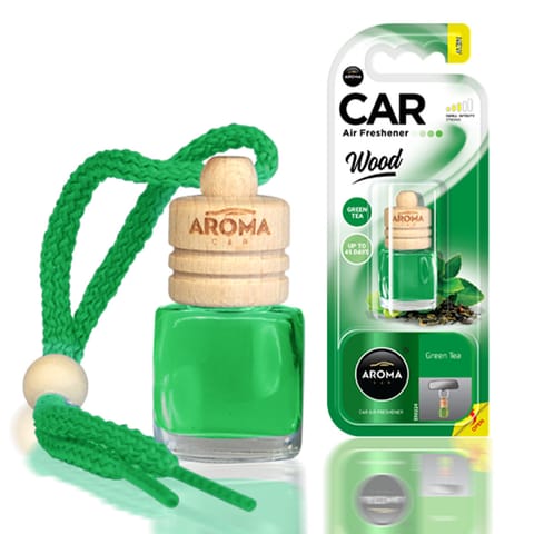 ⁨Aroma wood green tea air freshener⁩ at Wasserman.eu