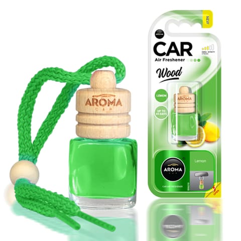 ⁨Aroma wood lemon air freshener⁩ at Wasserman.eu