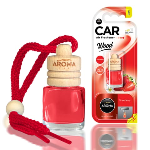 ⁨Aroma wood strawberry air freshener⁩ at Wasserman.eu