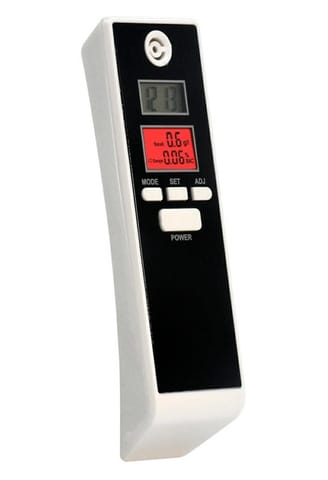 ⁨AL5 Digital breathalyser-clock alarm clock thermom⁩ at Wasserman.eu