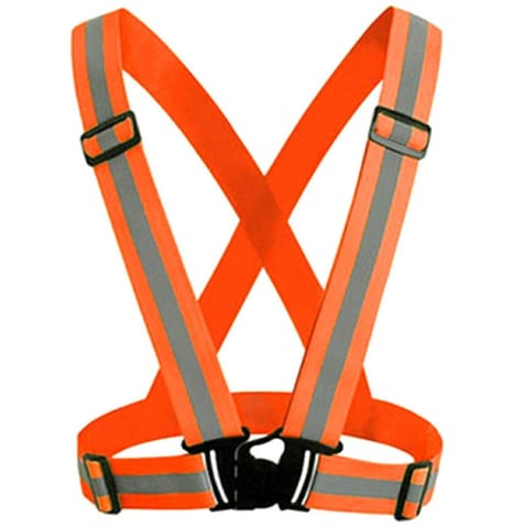 ⁨AG590C Reflective Braces Orang Vest⁩ at Wasserman.eu