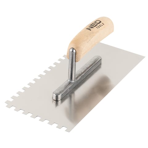⁨Paca z zębami, 270 x 128 mm, ząb 8 x 8 x 8 mm, uchwyt drewniany⁩ w sklepie Wasserman.eu