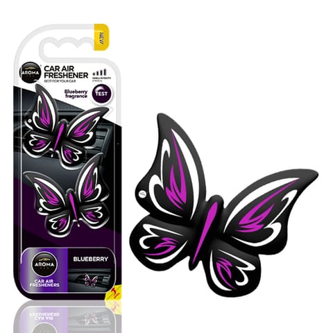 ⁨Air freshener aroma fancy shapes butterfly blueberry⁩ at Wasserman.eu