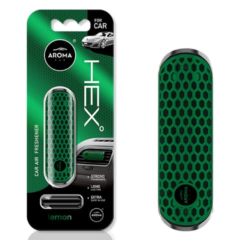 ⁨Air freshener aroma fancy shapes polymer hex lemon⁩ at Wasserman.eu