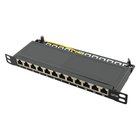 ⁨LogiLink Cat.6A Patch Panel 12-Port⁩ w sklepie Wasserman.eu