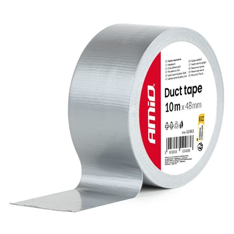 ⁨Taśma techniczna naprawcza klejąca szara amio-02483⁩ w sklepie Wasserman.eu