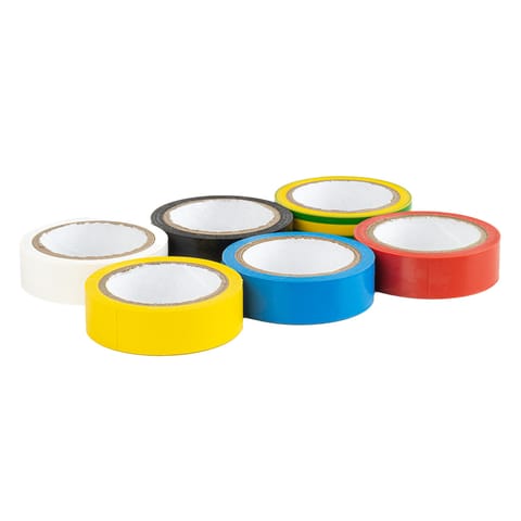 ⁨Zestaw taśm izolacyjnych - 6 szt.15 mm x 5 m amio-02609⁩ w sklepie Wasserman.eu