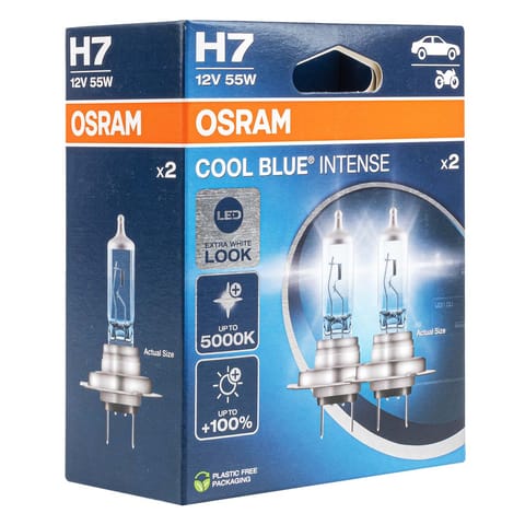 ⁨Halogen bulb osram h7 12v 55w px26d cool blue next gen 2 pcs.⁩ at Wasserman.eu
