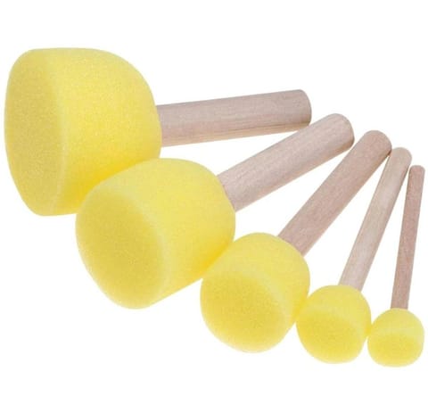 ⁨AG86C Decoupage Sponge Brushes 5pcs⁩ at Wasserman.eu