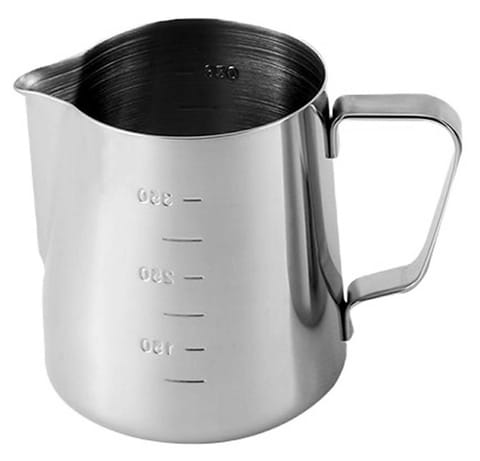 ⁨AG514D Kubek stalowy do spieniania 350ml⁩ w sklepie Wasserman.eu