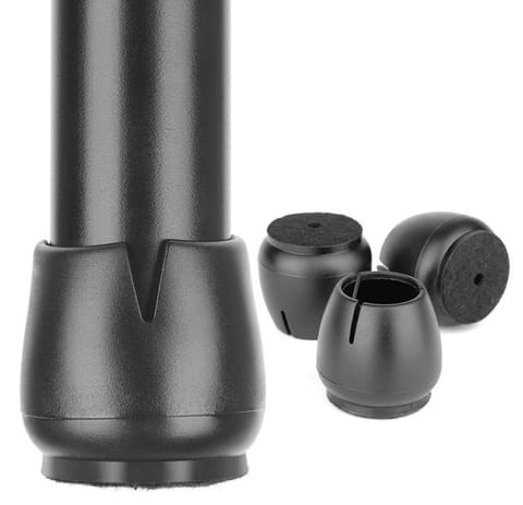 ⁨AG562G Nakładki nogi 16szt 12-16mm czarne⁩ w sklepie Wasserman.eu