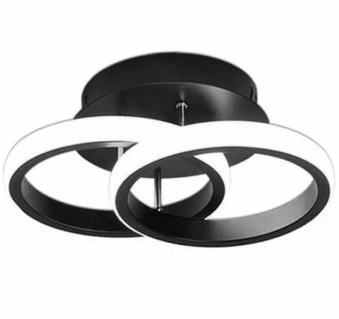 ⁨ZD110 Lampa żyrandol plafon led czarna⁩ w sklepie Wasserman.eu