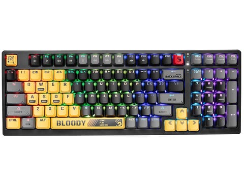 ⁨Klawiatura mechaniczna A4TECH BLOODY S98 USB Sports Lime (BLMS Red Plus Switches)⁩ w sklepie Wasserman.eu