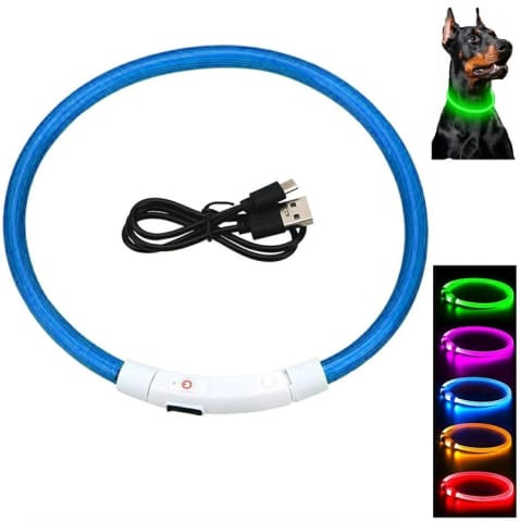 ⁨DA269A Obroża świecąca led reg. rgb⁩ w sklepie Wasserman.eu