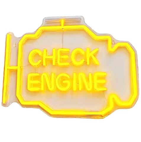 ⁨ZD135 Check engine neon led 30x22⁩ w sklepie Wasserman.eu