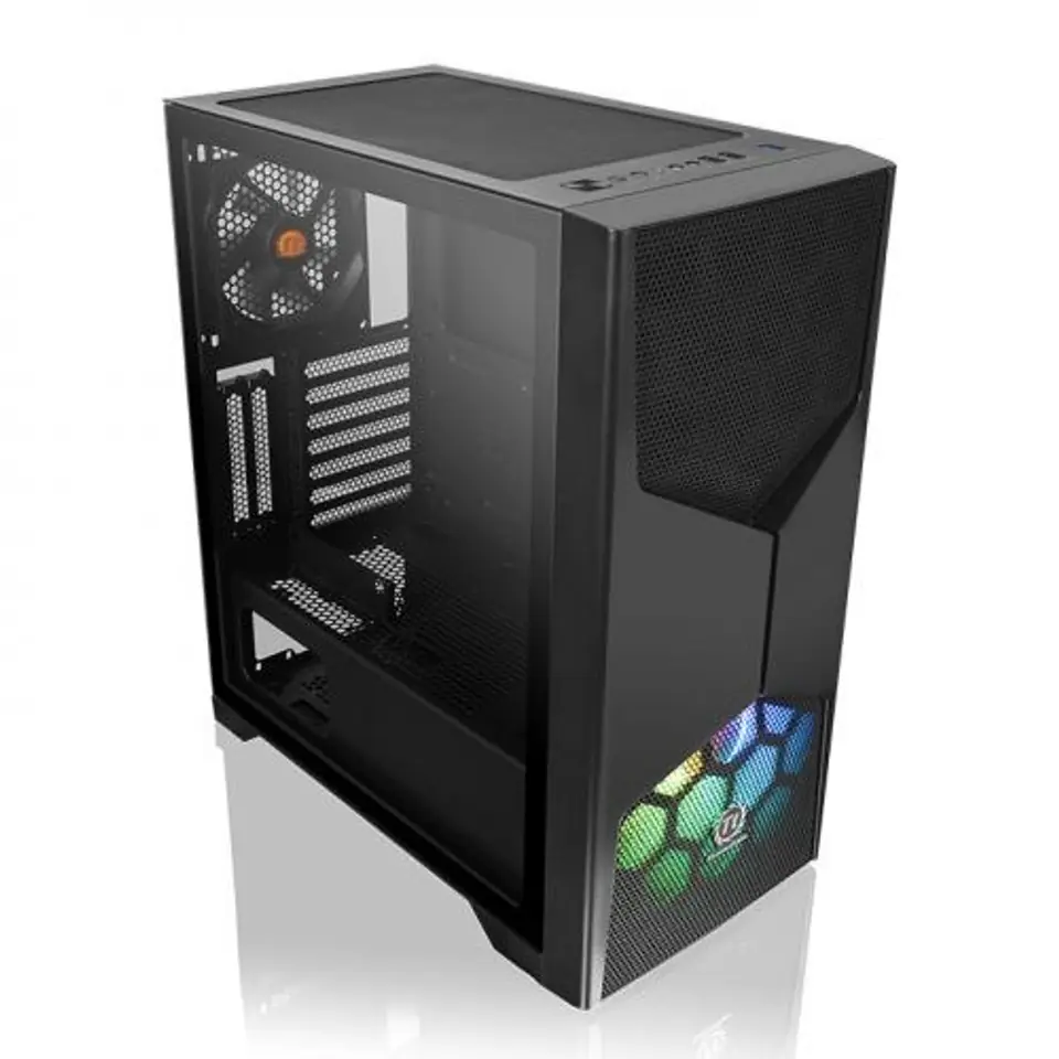 ⁨Thermaltake G31 TG ARGB Midi Tower Black⁩ at Wasserman.eu