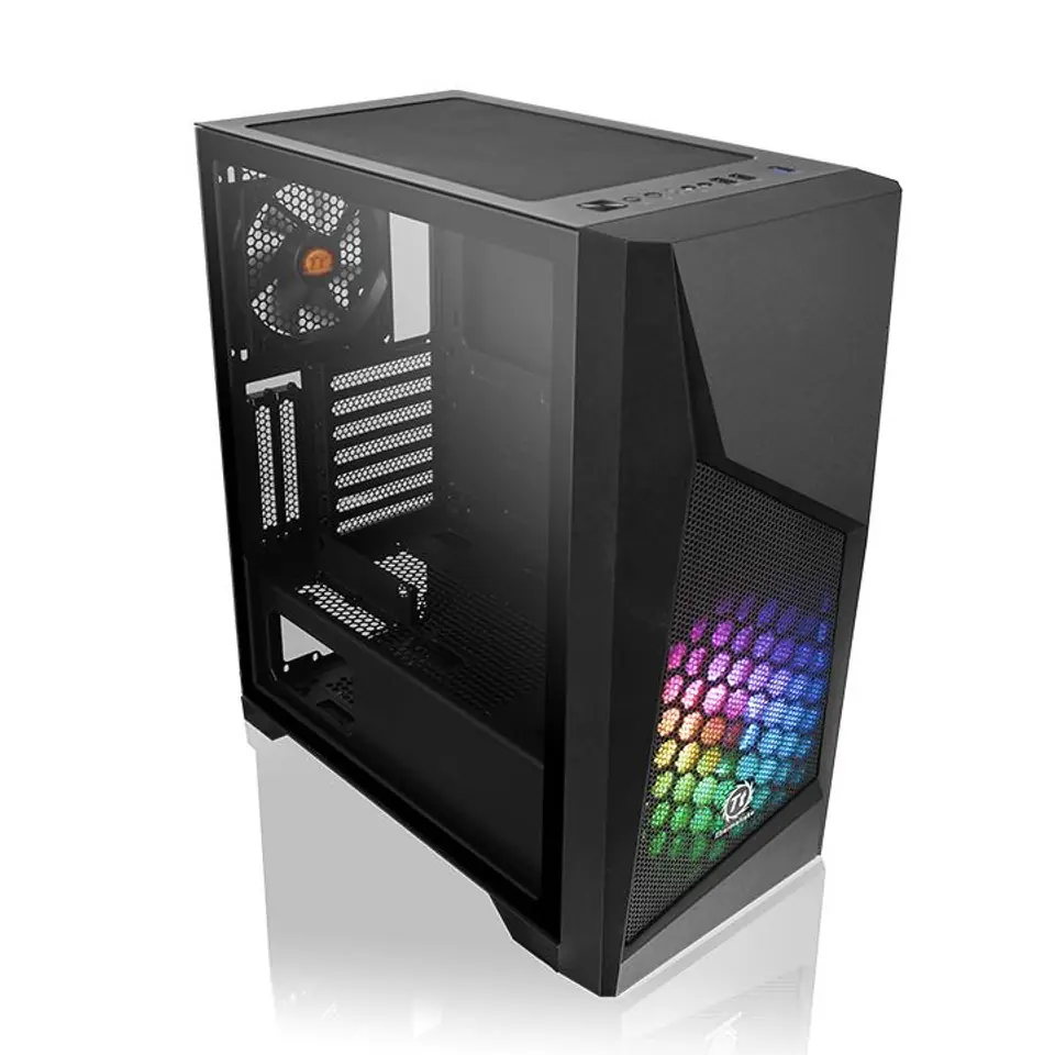 ⁨Thermaltake Commander G32 TG ARGB Midi Tower Black⁩ at Wasserman.eu