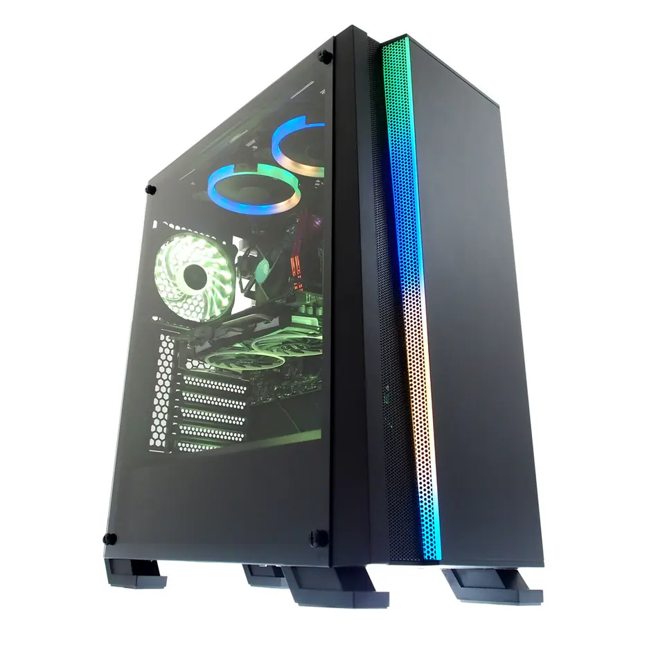 ⁨Obudowa IBOX WIZARD 4 GAMING OW4 (ATX; kolor czarny)⁩ w sklepie Wasserman.eu