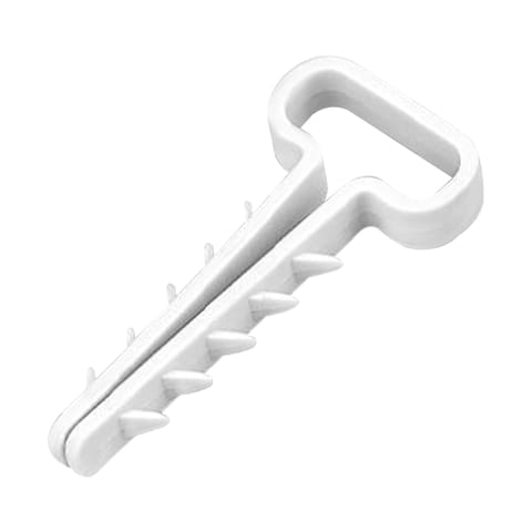 ⁨Uchwyt kablowy wbijany, przewód płaski 15x7mm, biały, 20 szt.⁩ w sklepie Wasserman.eu
