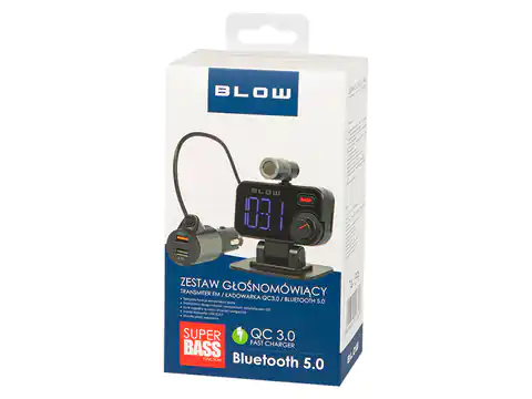⁨Transmiter FM BLOW Bluetooth5.0+zest.gło⁩ w sklepie Wasserman.eu