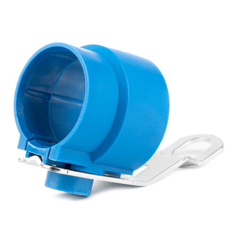 ⁨Uchwyt wtyczki przyczepy niebieski amio-04386⁩ w sklepie Wasserman.eu