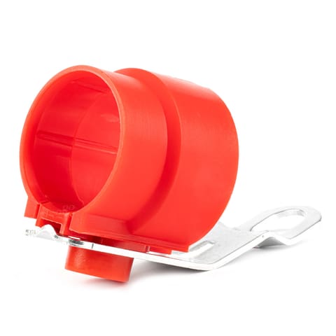⁨Uchwyt wtyczki przyczepy czerwony amio-04387⁩ w sklepie Wasserman.eu