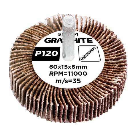 ⁨Ściernica listkowa trzpieniowa 60 x 15 x 6 mm, P120⁩ w sklepie Wasserman.eu