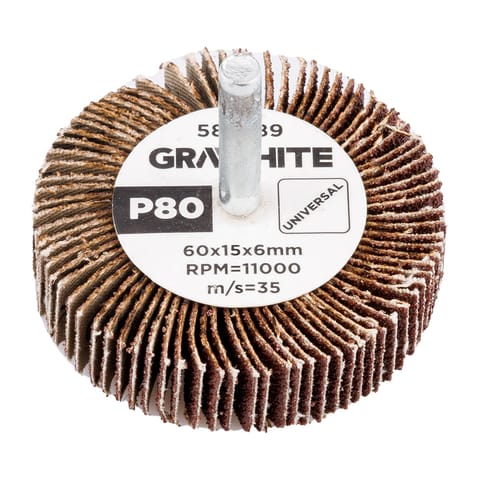 ⁨Ściernica listkowa trzpieniowa 60 x 15 x 6 mm, P80⁩ w sklepie Wasserman.eu