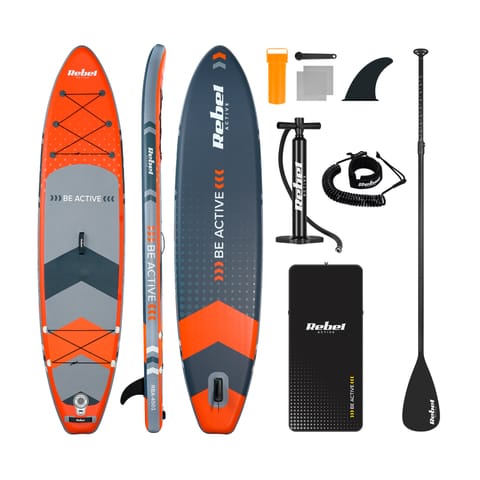 ⁨Deska SUP REBEL ACTIVE RBA4500 - pomarańczowa⁩ w sklepie Wasserman.eu