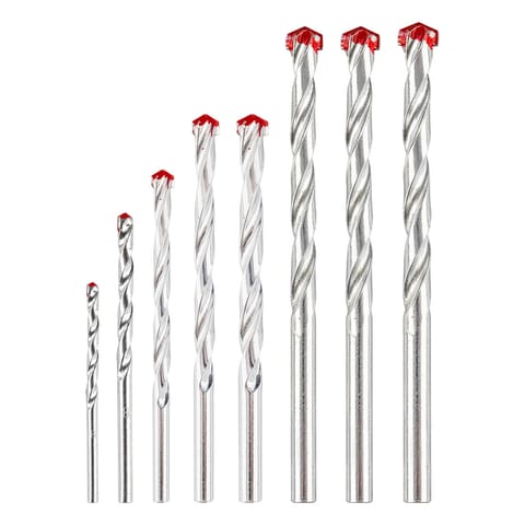 ⁨Zestaw wierteł do betonu: 3, 4, 5, 6, 7, 8, 9, 10 mm, zestaw 8 szt.⁩ w sklepie Wasserman.eu
