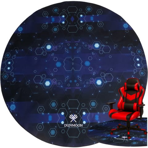 ⁨Mata gamingowa pod fotel okrągła Dunmoon 25956⁩ w sklepie Wasserman.eu