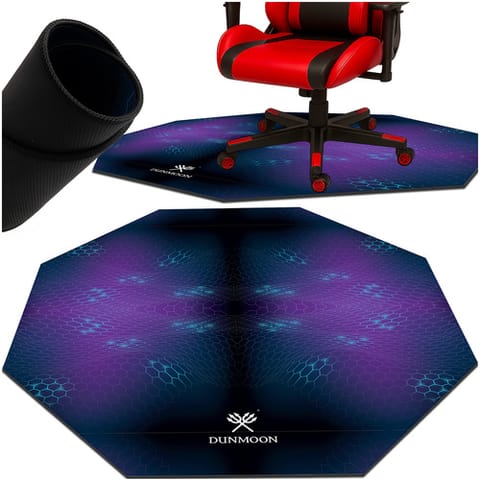 ⁨Mata gamingowa pod fotel 8-kątna Dunmoon 25955⁩ w sklepie Wasserman.eu