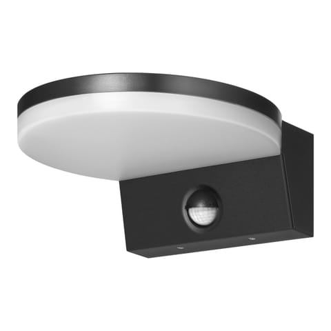 ⁨ASPEN LED 15W, oprawa ogrodowa z czujnikiem ruchu PIR, 1300lm, IP65, 4000K, czarna⁩ w sklepie Wasserman.eu