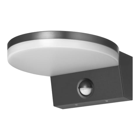 ⁨ASPEN LED 15W, oprawa ogrodowa z czujnikiem ruchu PIR, 1300lm, IP65, 4000K, szara⁩ w sklepie Wasserman.eu