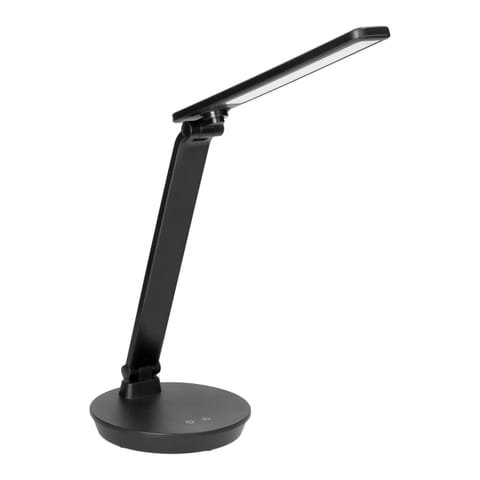 ⁨HERON LED, lampka biurkowa, 5W, 250lm, 2700-6500K, zmiana barwy światła, funkcja ściemniania, czarna⁩ w sklepie Wasserman.eu