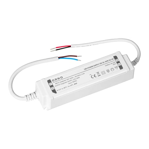 ⁨Zasilacz LED, hermetyczny, 24V, 60W, IP67, plastikowa obudowa⁩ w sklepie Wasserman.eu
