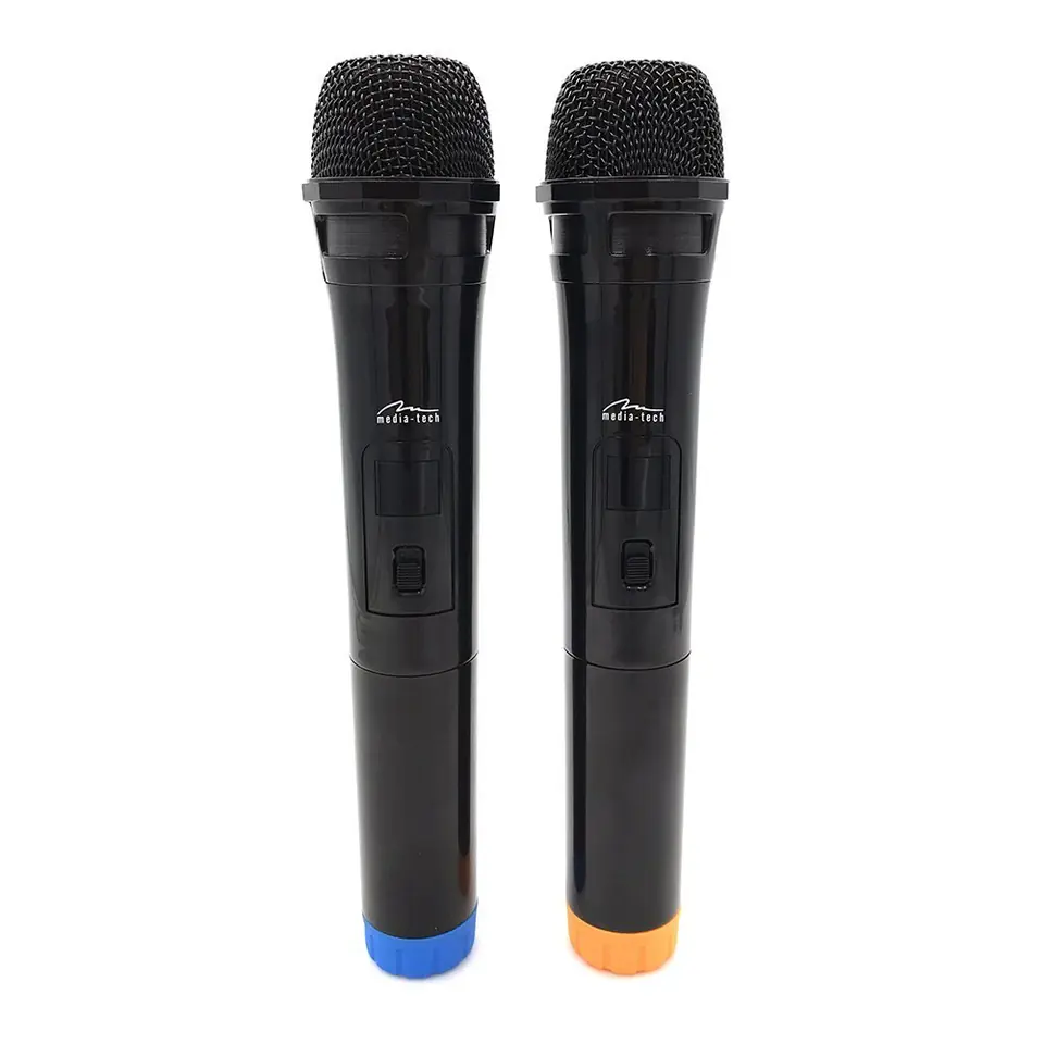 ⁨MEDIA-TECH ZESTAW BEZPRZEWODOWYCH MIKROFONÓW KARAOKE ACCENT PRO MT395⁩ w sklepie Wasserman.eu