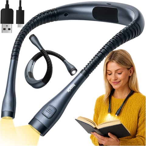 ⁨Lampka LED do czytania na szyję Izoxis 25675⁩ w sklepie Wasserman.eu