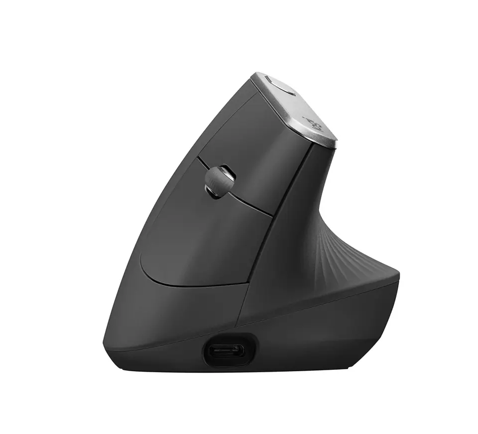 ⁨Logitech MX Vertical Advanced Ergonimic mouse RF Wireless+Bluetooth Optical 4000 DPI Right-hand⁩ at Wasserman.eu