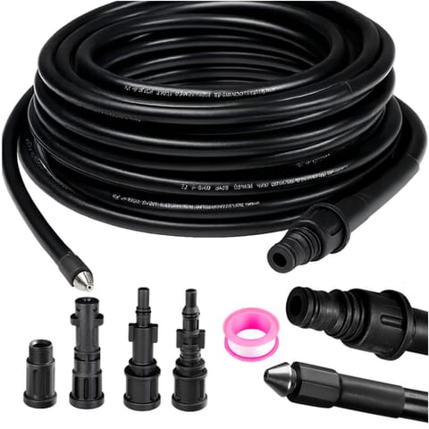 ⁨Wąż do czyszczenia rur z adapterem 20m Ruhhy 26133⁩ w sklepie Wasserman.eu