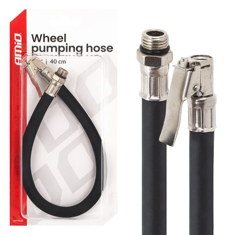 ⁨Wężyk do pompowania opon 1/4" amio-04503⁩ w sklepie Wasserman.eu
