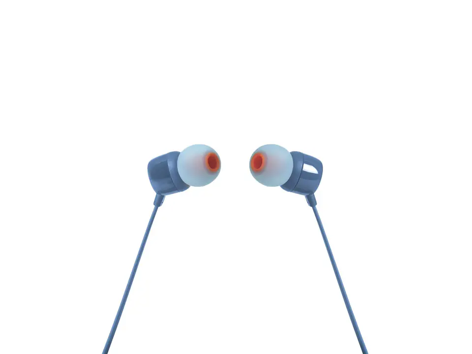 Słuchawki JBL T110 (niebieskie, z mikrofonem) w sklepie Wasserman.eu