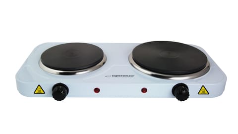 ⁨EKH014W Esperanza kuchenka elektryczna yellowstone biała 2500w⁩ w sklepie Wasserman.eu