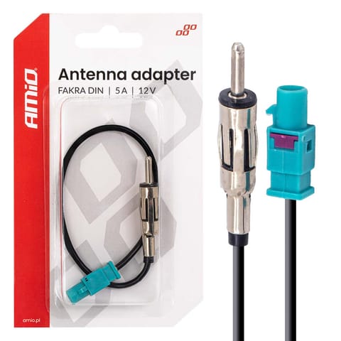 ⁨Adapter antenowy fakra din 5a 12v amio-04443⁩ w sklepie Wasserman.eu