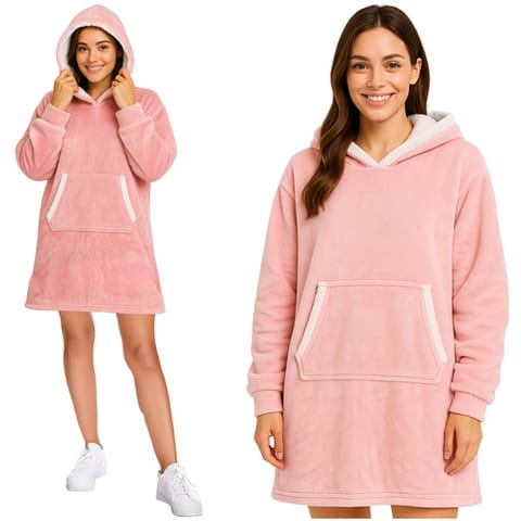 ⁨Bluza XXL - koc różowy Ruhhy 26144⁩ w sklepie Wasserman.eu