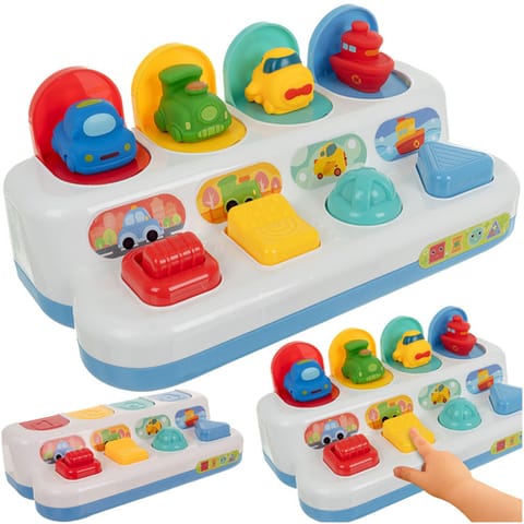 ⁨Zabawka edukacyjna - skaczące pojazdy 26379⁩ w sklepie Wasserman.eu