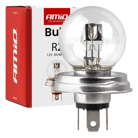 ⁨Żarówka halogenowa r2 12v 45/40w p45t amio-04515⁩ w sklepie Wasserman.eu