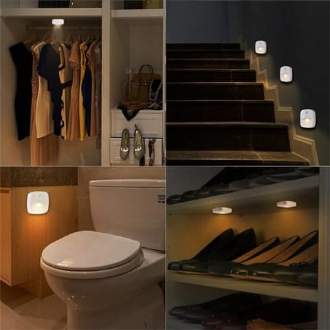 ⁨ZD156 Bezprzewodowa lampka led z czujnikiem ciepła biała⁩ w sklepie Wasserman.eu