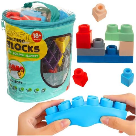⁨Klocki gumowe - sensoryczne 30el. 26576⁩ w sklepie Wasserman.eu