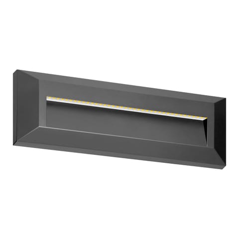 ⁨KIBO LED 1,5W, lampa elewacyjna, 150lm, IP65, 4000K, prostokątna, szara⁩ w sklepie Wasserman.eu